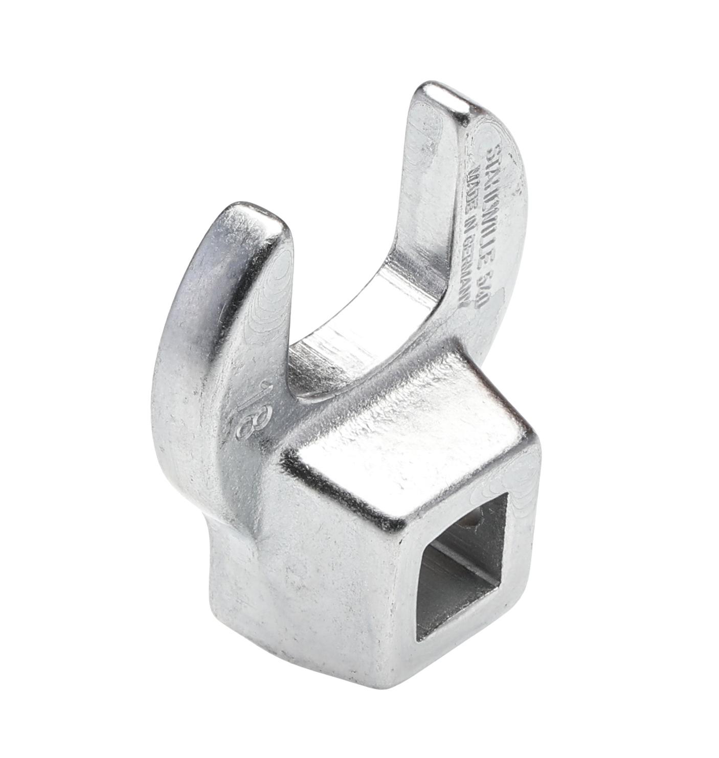 STAHLWILLE 540 Series Crow Foot Crowfoot Wrench, 18 mm, 3/8in Insert, Chrome Plated Finish