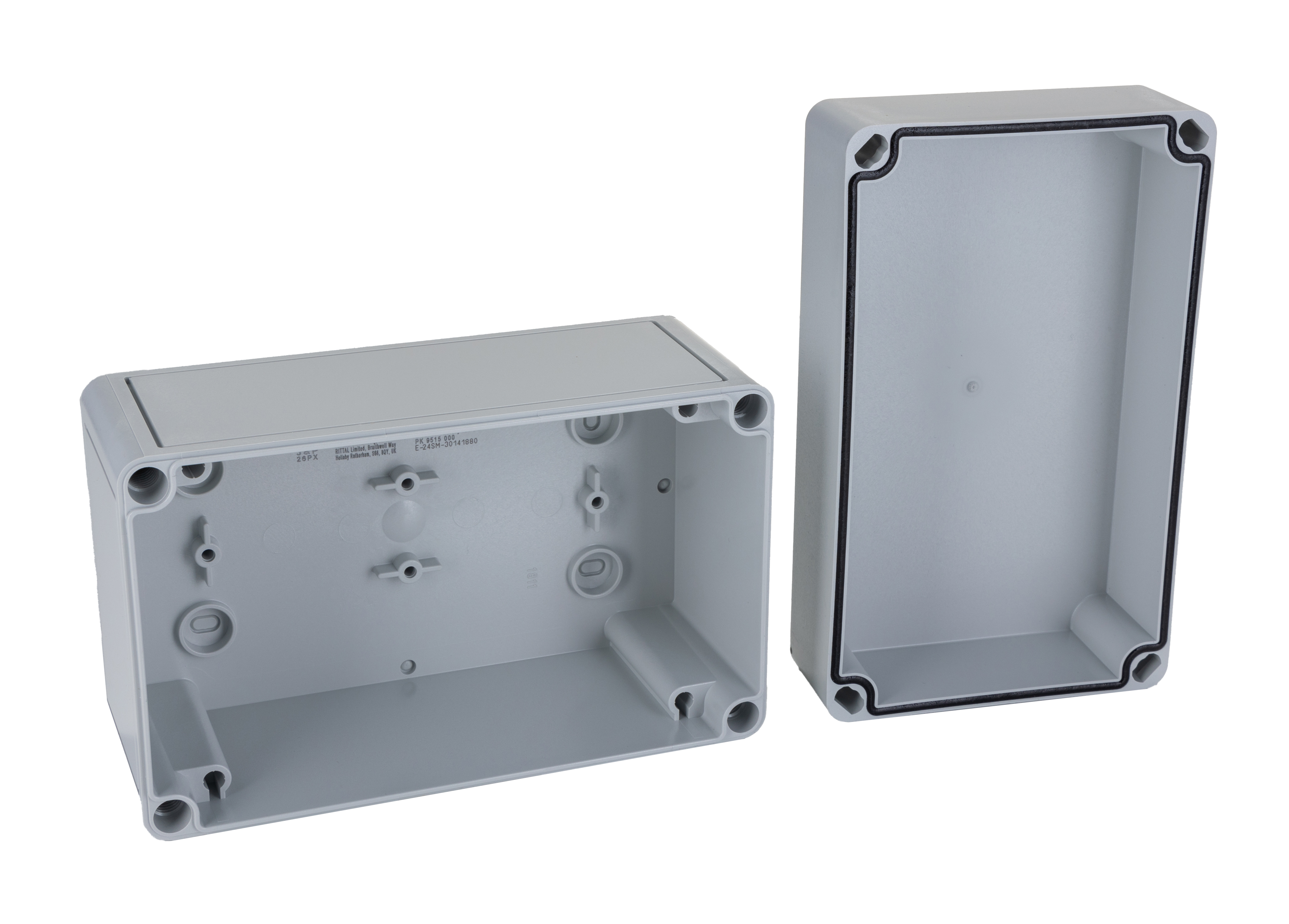 Rittal PK Series Polycarbonate Wall Box, IP66, 110 mm x 180 mm x 111mm