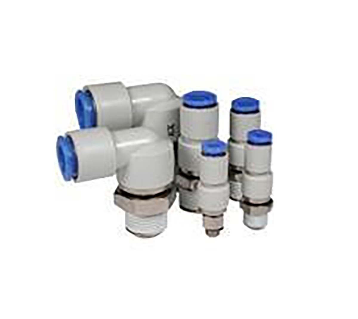 SMC KSH PBT Pneumatic Rotary Union, R 1/4 Male, Push In 10 mm