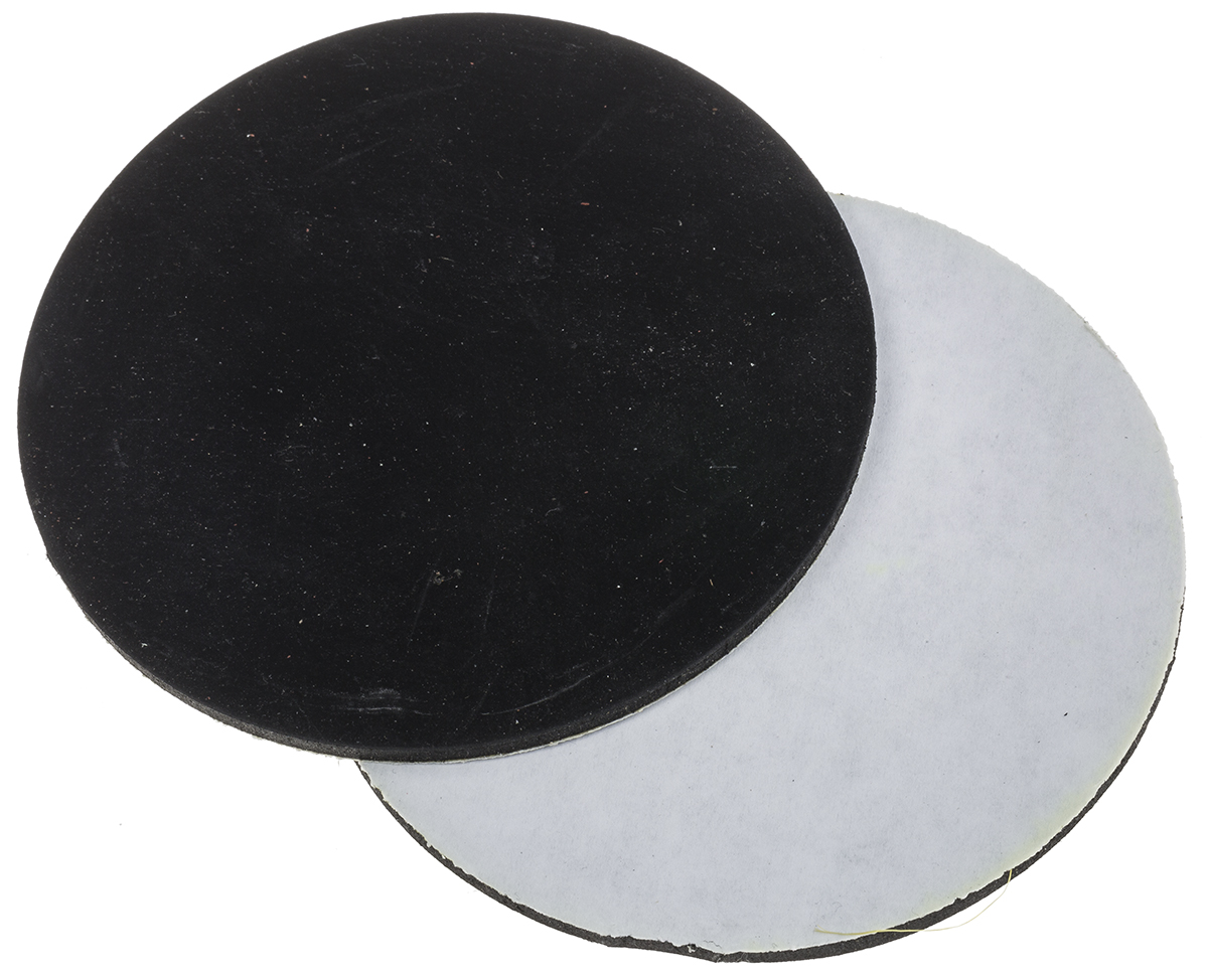 RS PRO Circular Nitrile Non Slip Pad, 100mm diameter x 3mm height