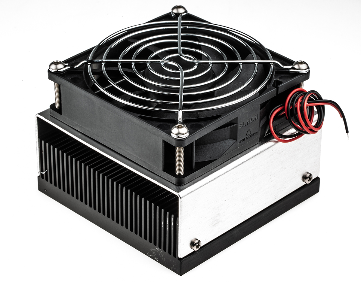 Thermo Electric Devices Heatsink, Universal Rectangular Alu, 0.16K/W, 100 x 101.6 x 77mm