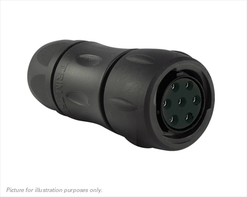 Souriau Sunbank by Eaton Circular Connector, 7 Contacts, Cable, Standard Connector, Socket, Female, IP68, IP69K, UTS