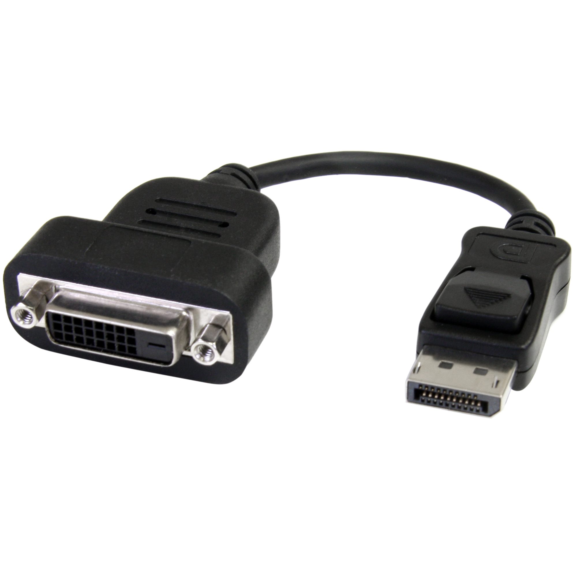 StarTech.com DisplayPort to DVI Adapter, 146mm Length - 1920 x 1200 Maximum Resolution