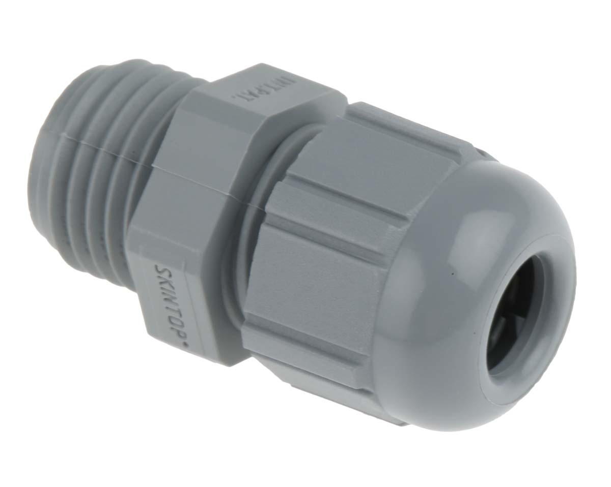 Lapp SKINTOP Series Grey Polyamide Cable Gland, PG7 Thread, 2.5mm min., 6.5mm max., IP68