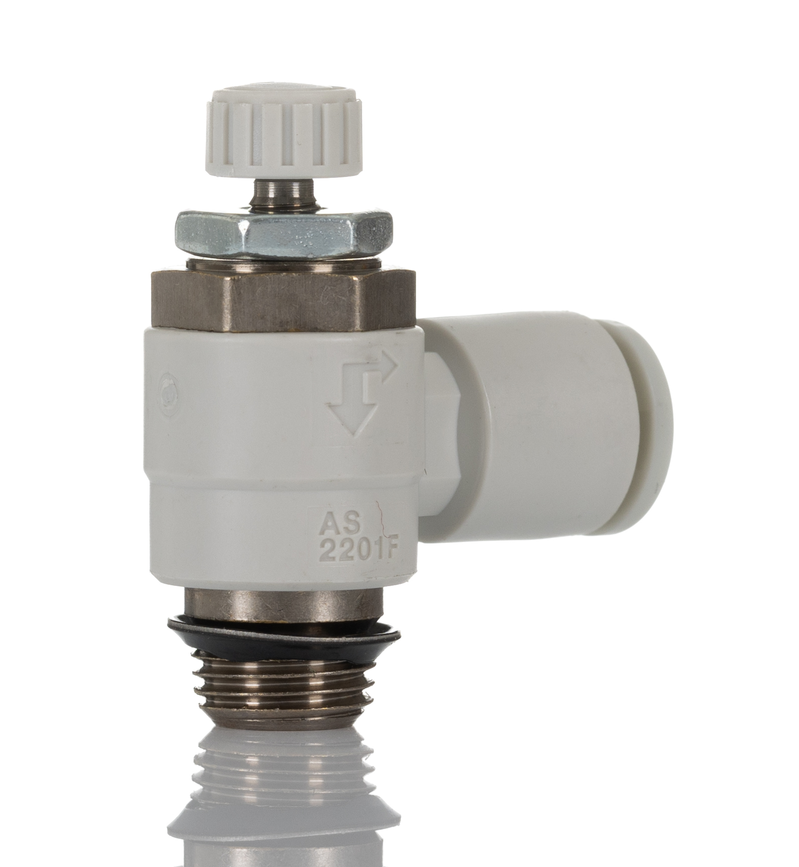 SMC AS Series Threaded Flow Regulator x 6mm Tube Outlet Port