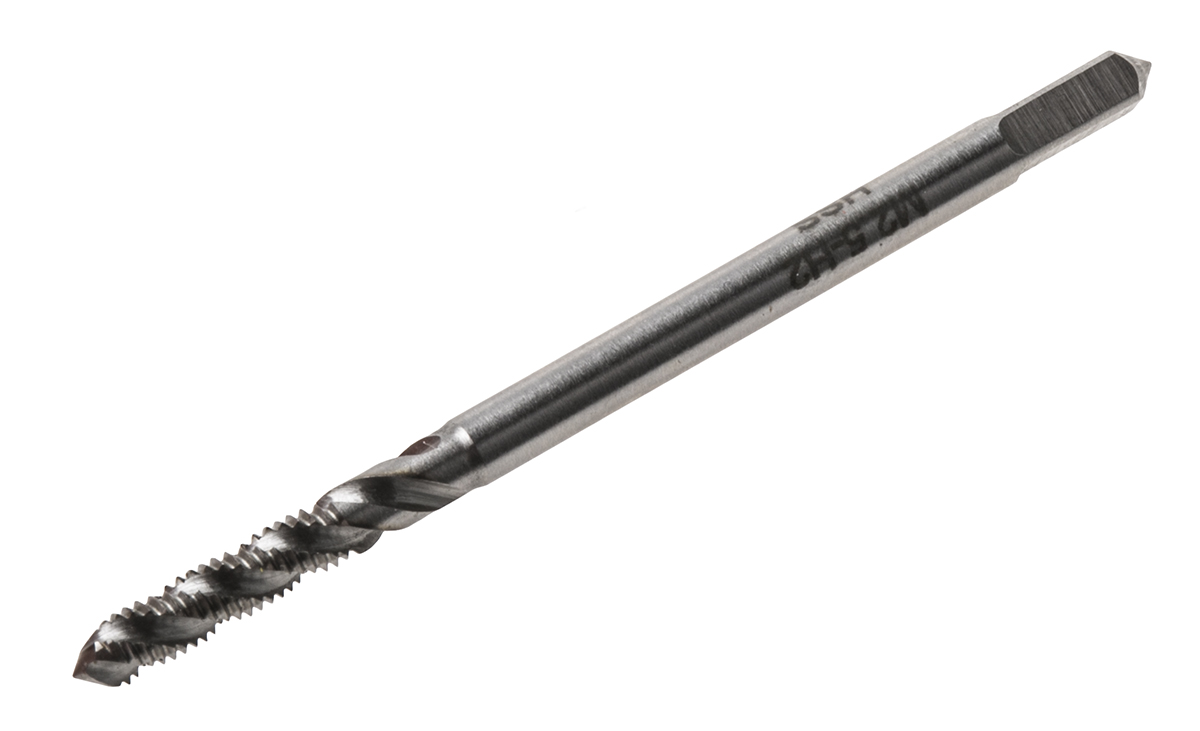 RS PRO Threading Tap HSS 1-Piece 0.45mm Pitch Metric Standard Hand Tap M2.5 Thread