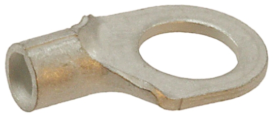 TE Connectivity, SOLISTRAND Uninsulated Ring Terminal, M6 (1/4) Stud Size, 1.65mm² to 4.17mm² Wire Size