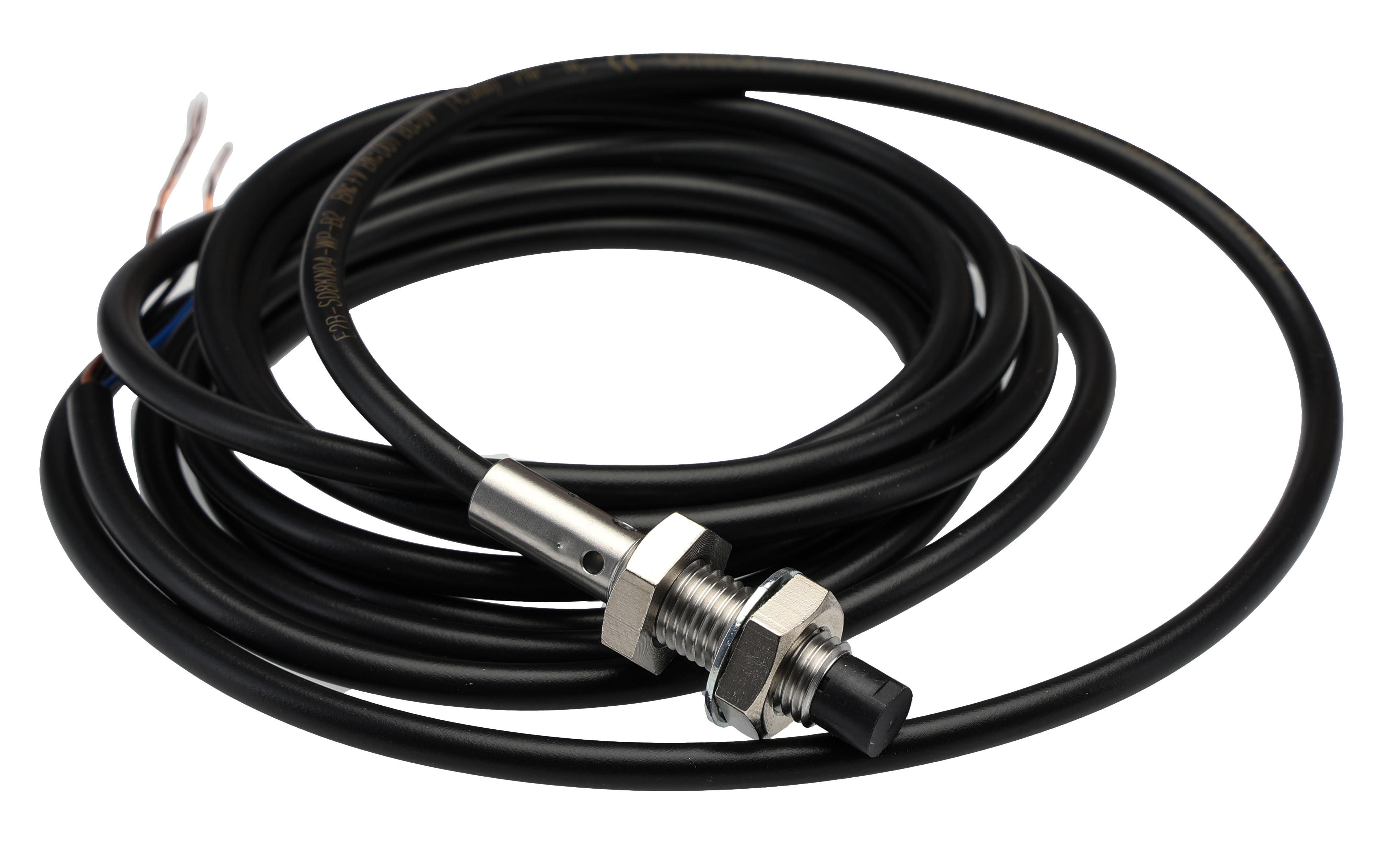 Omron Inductive Threaded Barrel Proximity Sensor, M8, 4 mm Detection, PNP NC, 12 → 24 V dc