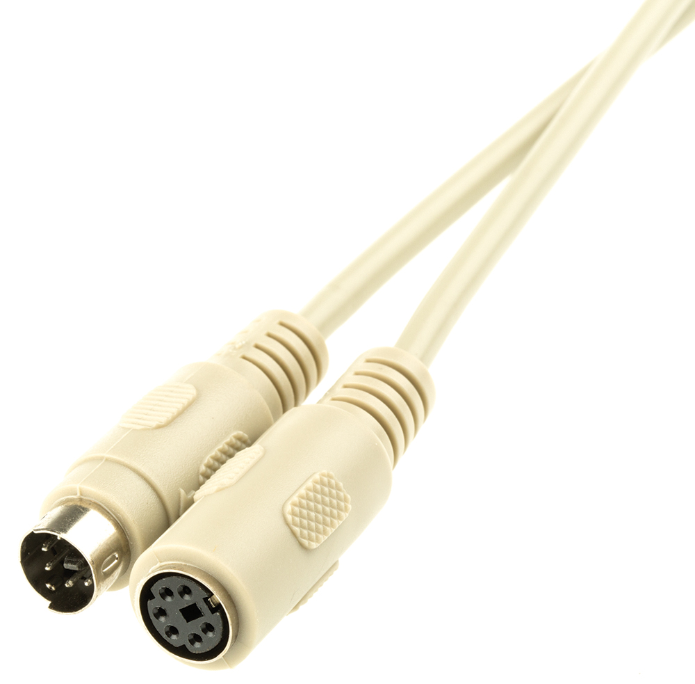 Roline Male PS/2 to Female PS/2,  Cable 3m