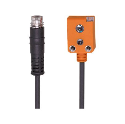 ifm electronic Diffuse Reflection Photoelectric Sensor, Rectangular Sensor, 5 → 30 mm Detection Range