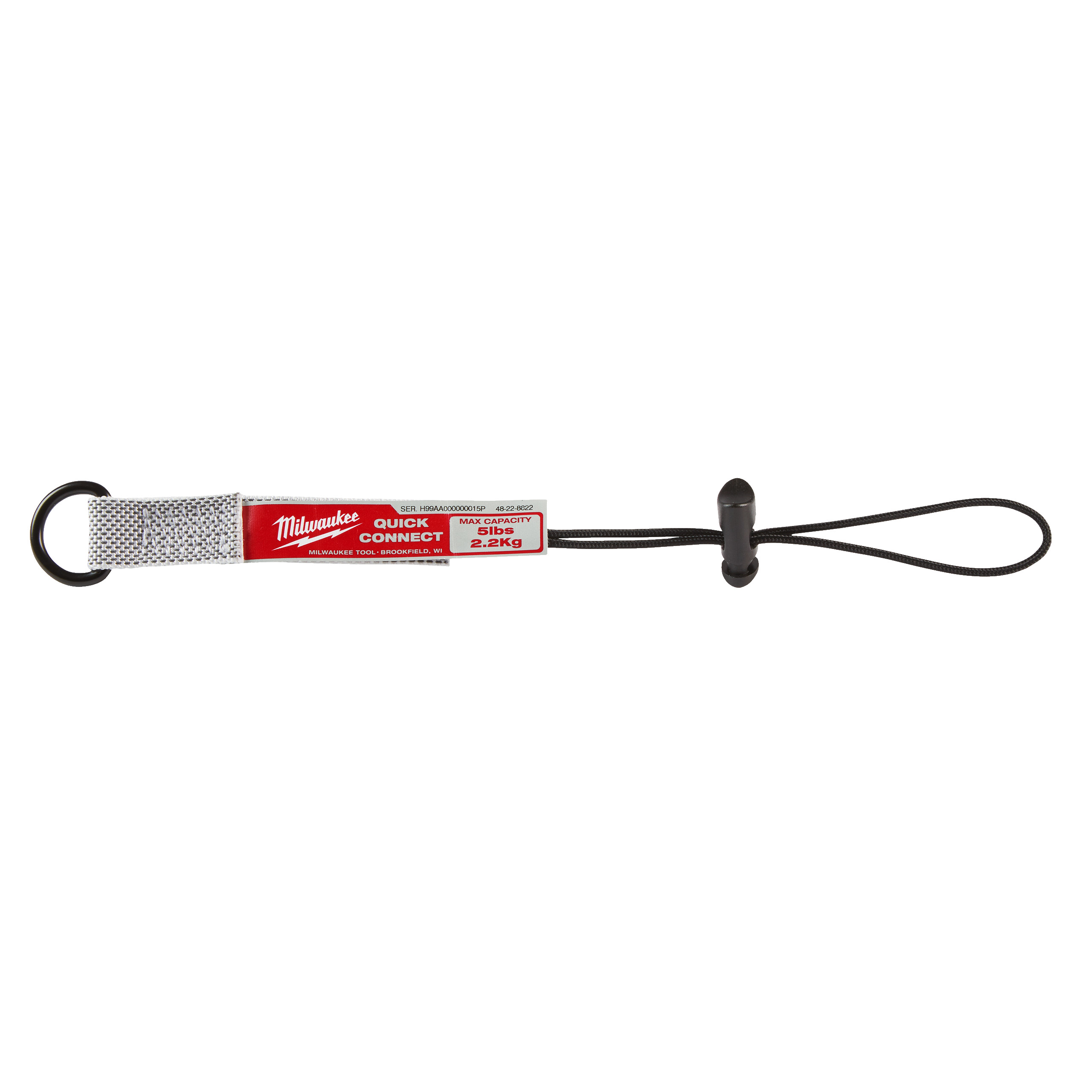Milwaukee 28.6 cm Nylon Webbing Tool Lanyard Quick-Connect Accessory, 2.25kg Capacity