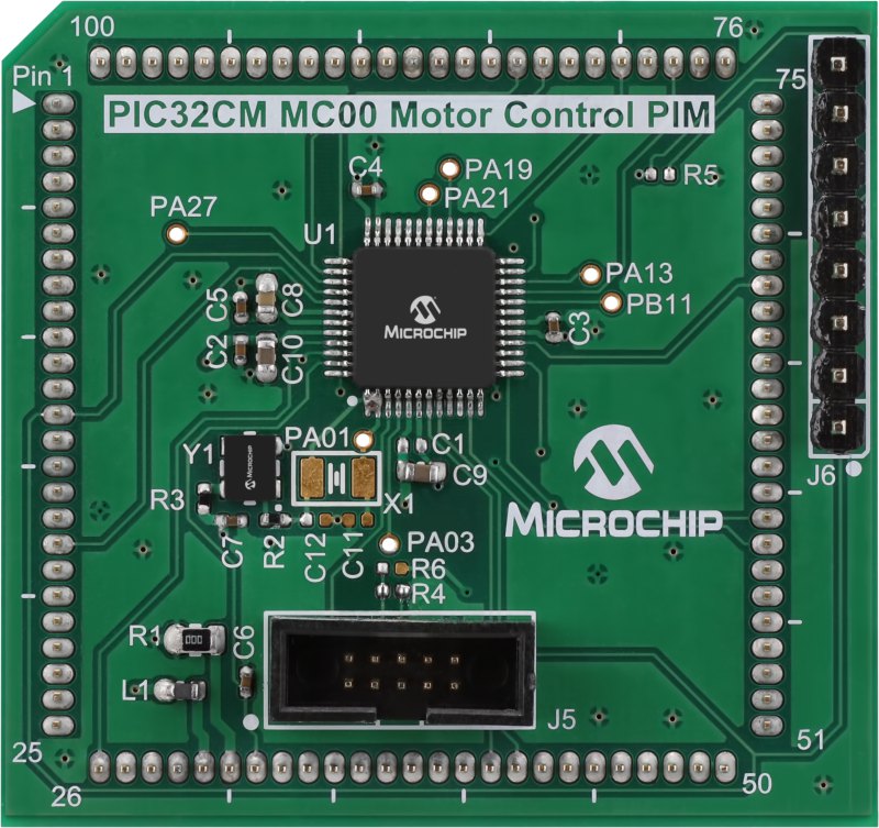 Microchip PIC32CM MC00 Motor Control PIM Microcontroller Development Board EV94F66A