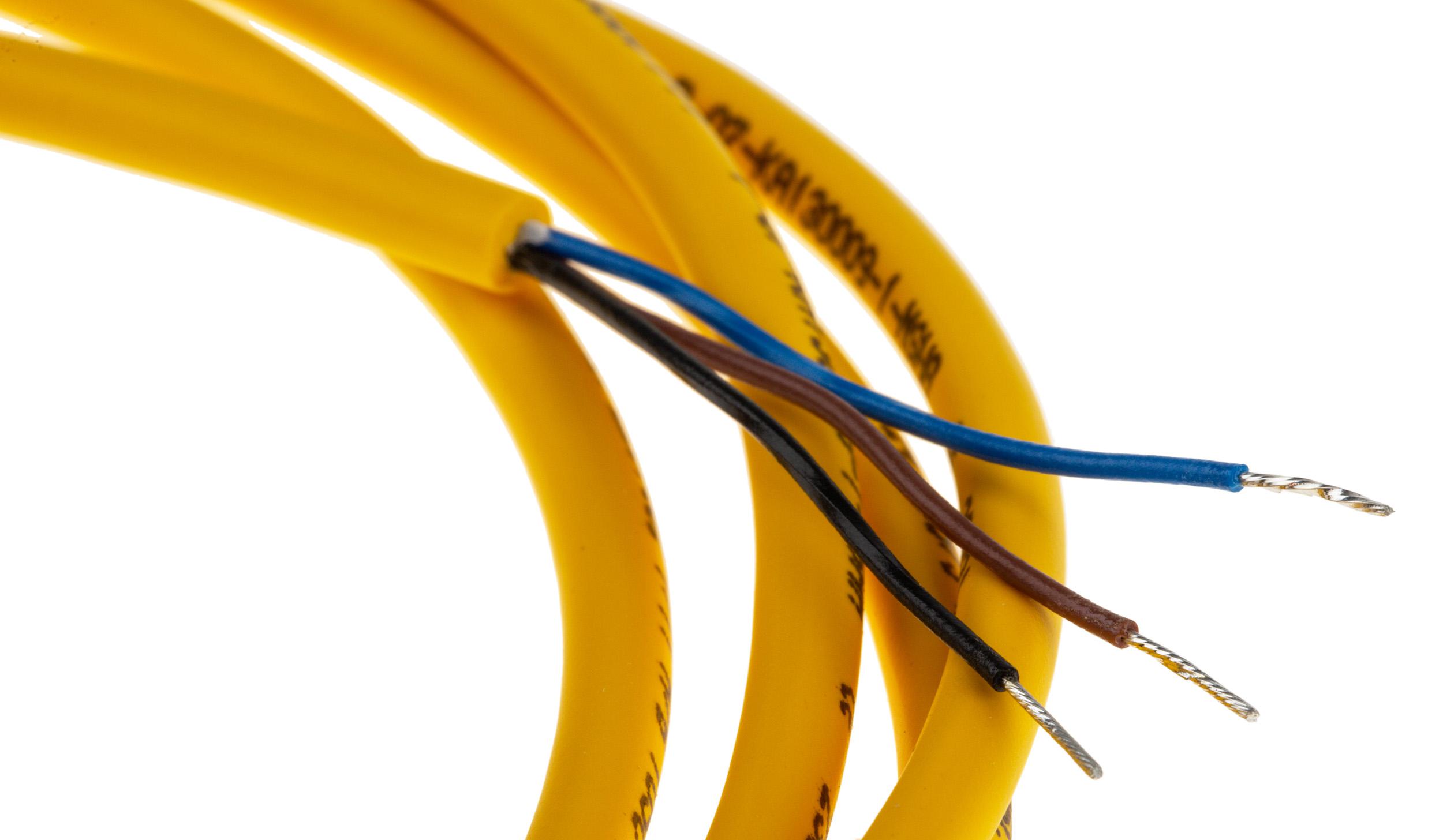 Turck Female 3 way M8 to Free End Sensor Actuator Cable, 2 m
