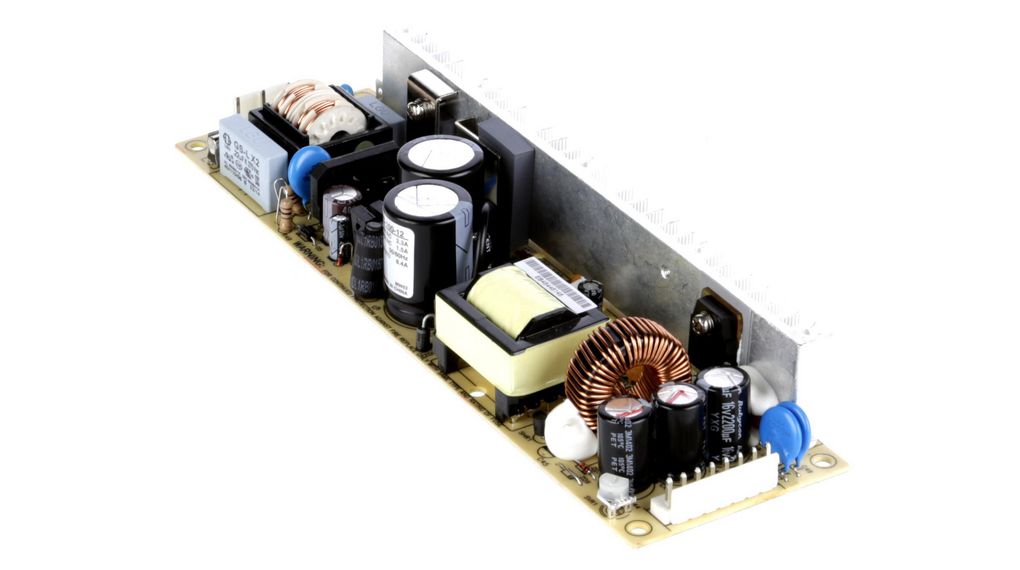 MEAN WELL Switching Power Supply, LPS-100-12, 12V, 8.4A, 100.8W, 1 Output, 88 → 264V ac Input Voltage