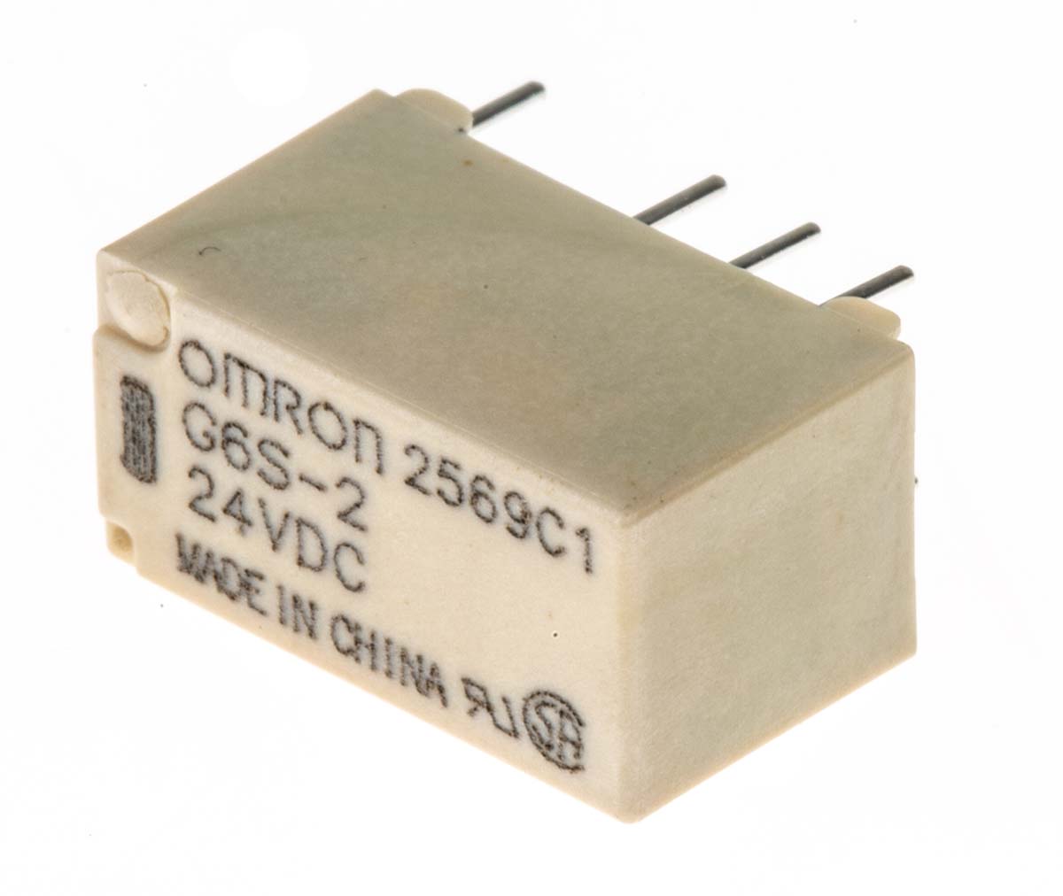 Omron PCB Mount Signal Relay, 24V dc Coil, 2A Switching Current, DPDT