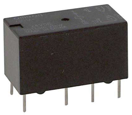 Omron Surface Mount Signal Relay, 12V dc Coil, 1A Switching Current, DPDT