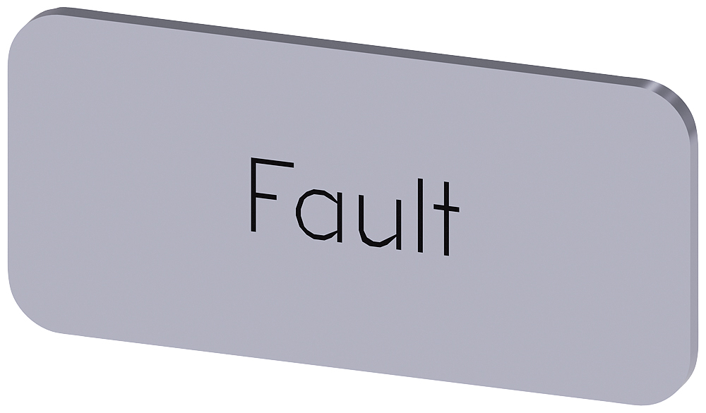 Siemens Labeling plate, Fault