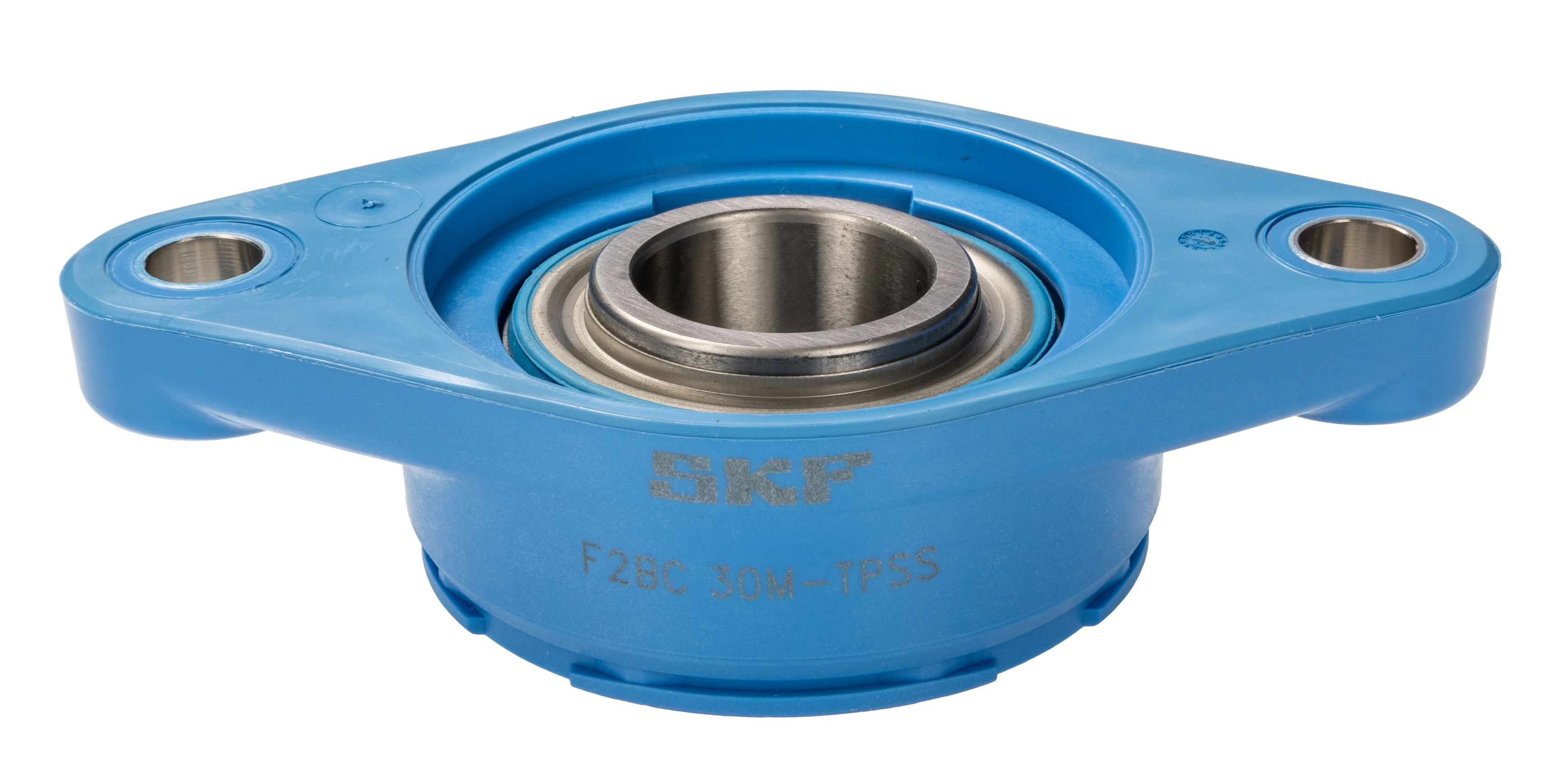 2 Hole Flange Bearing Unit, F2BC 30M-TPSS, 30mm ID