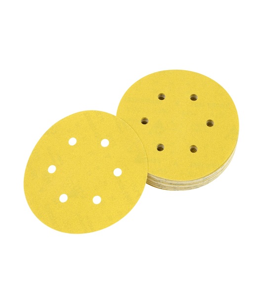 DeWALT DT31 Aluminium Oxide Sanding Disc, 150mm, 120 Grit, 10 in pack
