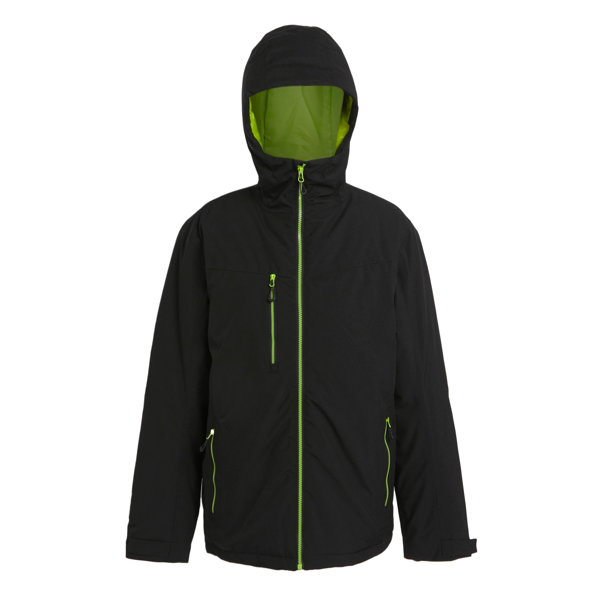 Regatta Professional TRA253 Black/Lime Jacket, L