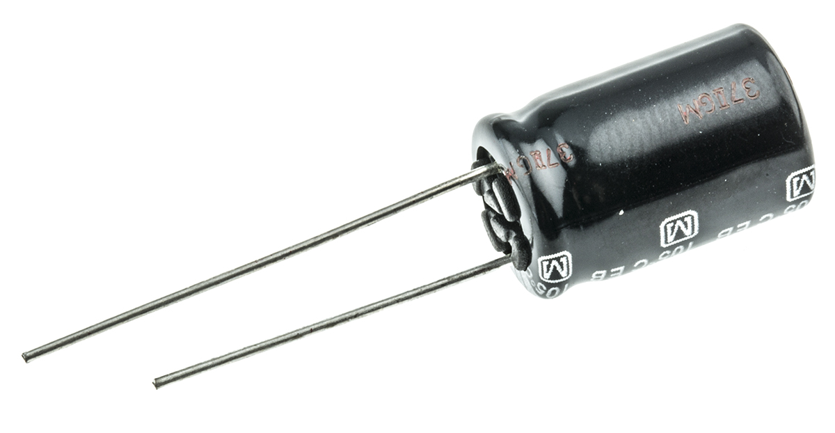Panasonic 330μF Aluminium Electrolytic Capacitor 35V dc, Radial, Through Hole - EEUEB1V331