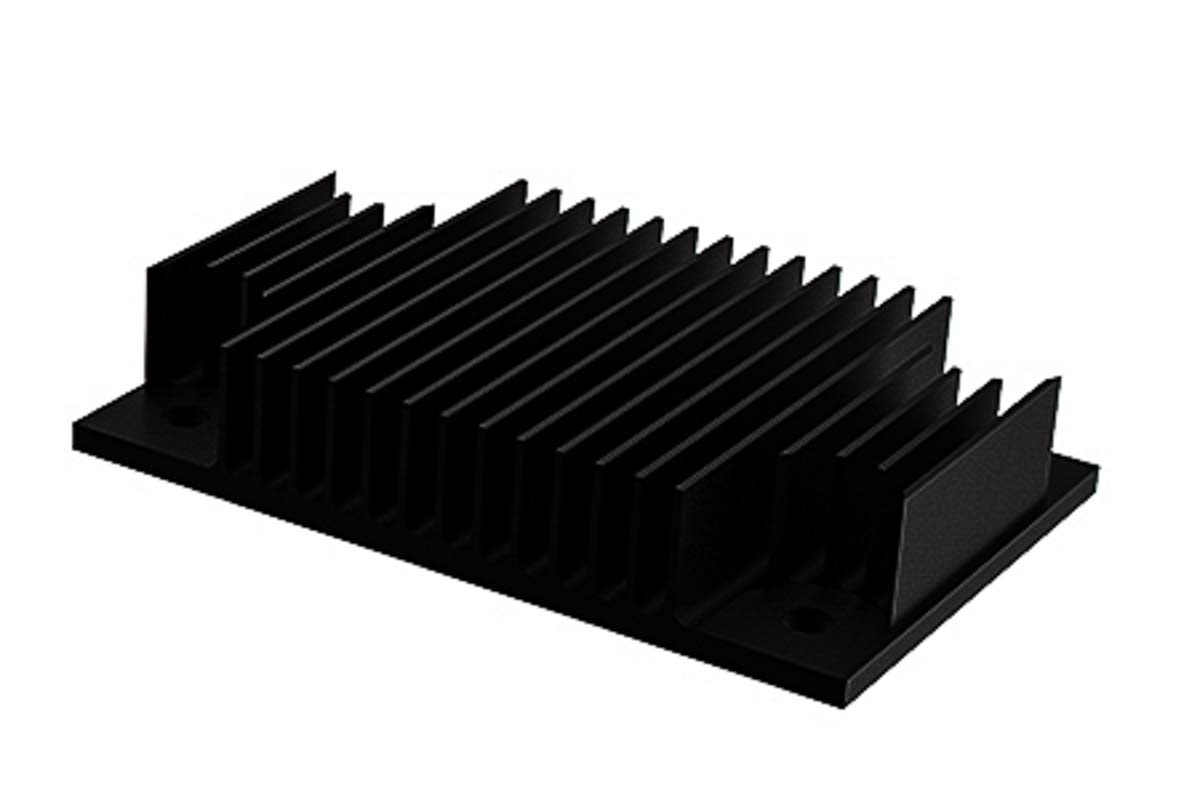SPREADFAST Heatsink, 1/4 Brick DC/DC Converter, 58 x 37 x 11mm