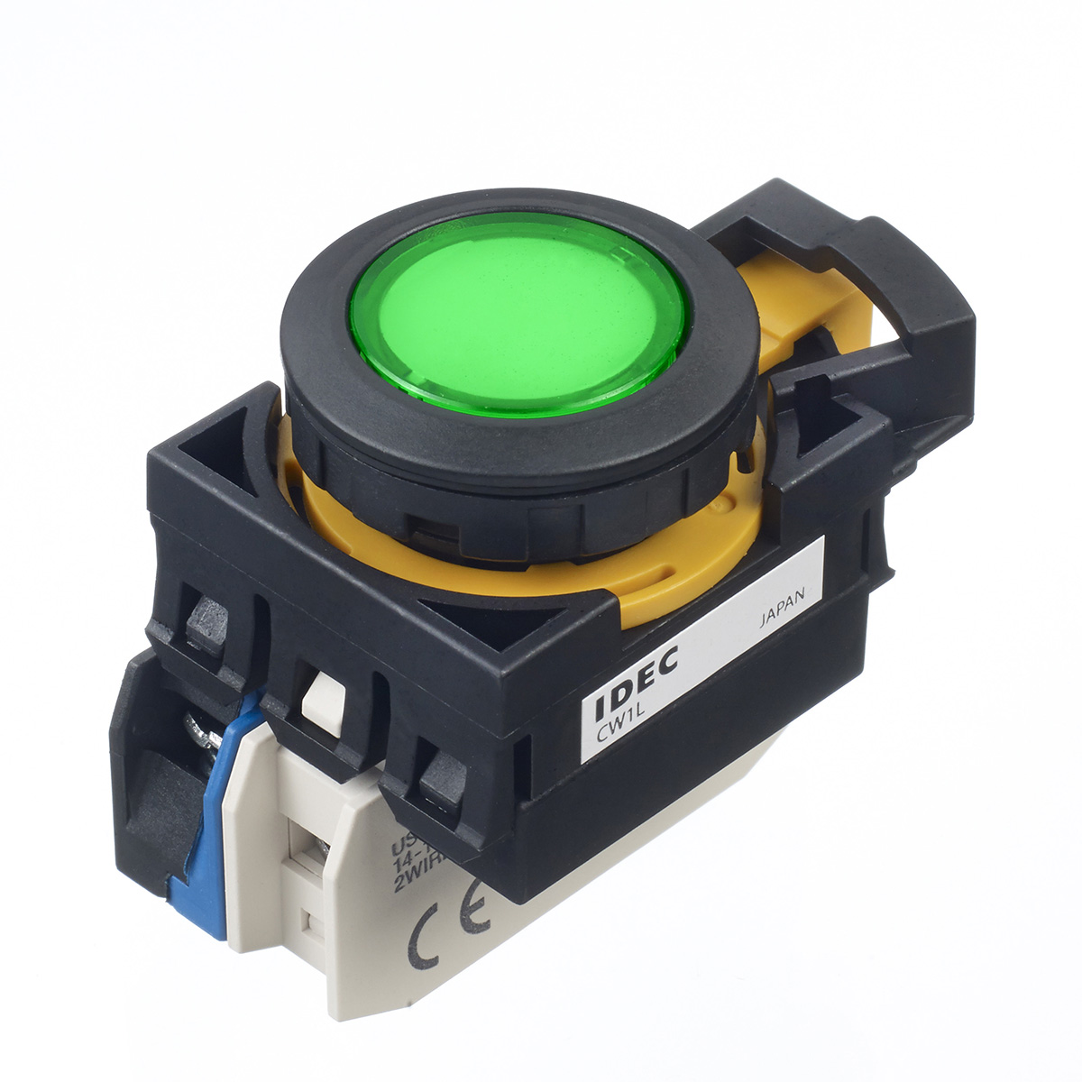 Idec IDEC CW Series Illuminated Push Button, Panel Mount, 22mm Cutout