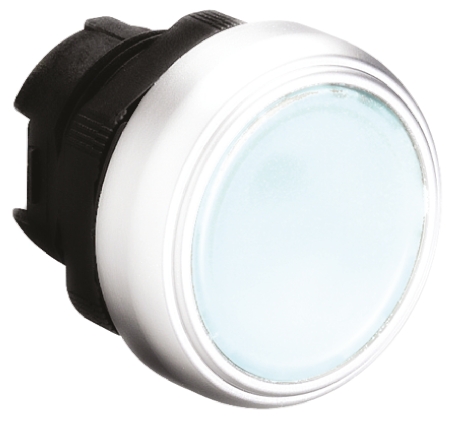 Lovato Platinum Series Clear Spring Return Push Button Head, 22mm Cutout, IP66, IP67, IP69K