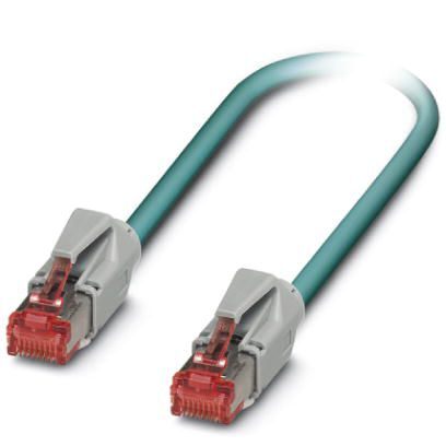 Phoenix Contact, 10m Cat5e, Blue RJ45 to Male RJ45 Male, Shielded Shielded, Terminated