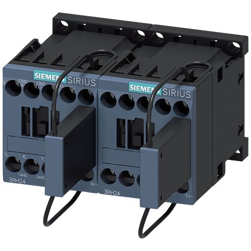 Siemens 3RH2 Contactor Relay 3NC + 1NO, 10 A Contact Rating, 32 V dc, SIRIUS