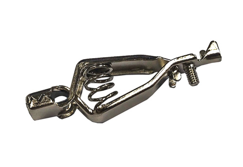 RS PRO Crocodile Clip, Nickel Plated Contact, 10A, Silver