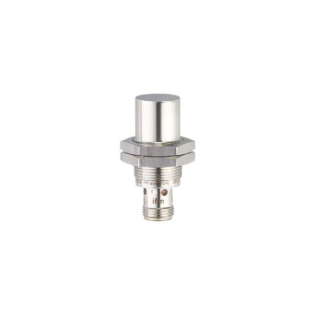 ifm electronic Inductive Threaded Barrel Proximity Sensor, M18, 12 mm Detection, PNP NO, 10 → 30 V dc