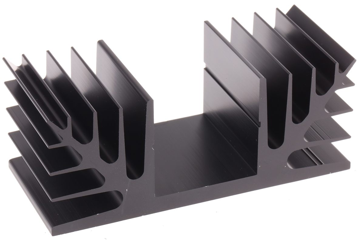 Fischer Elektronik Heatsink, 2.5K/W, 37.5 x 88 x 35mm