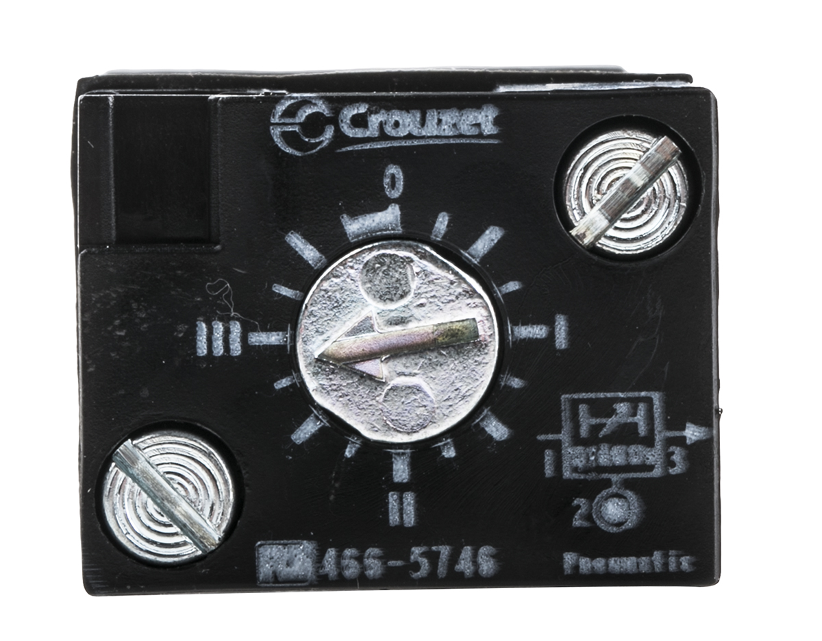 Crouzet 81 series 0.1s to 60s Pneumatic Timer, 8 bar max
