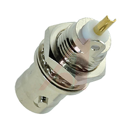 Cinch, Jack Panel Mount BNC Connector, 50Ω, Solder Termination, Straight Body