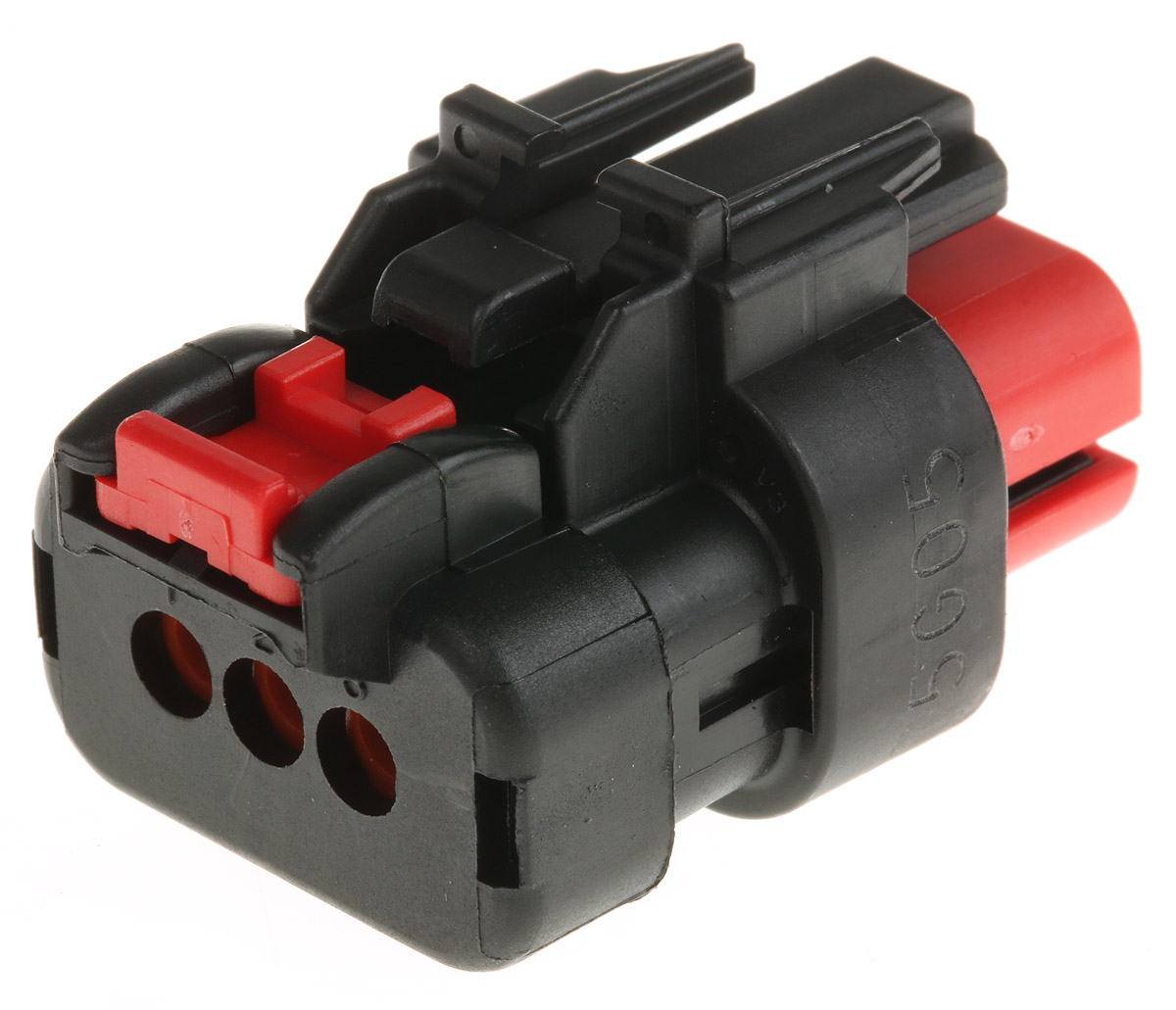TE Connectivity, AMPSEAL 16 Automotive Connector Socket Red Cable Mount 3 Way 776523-1