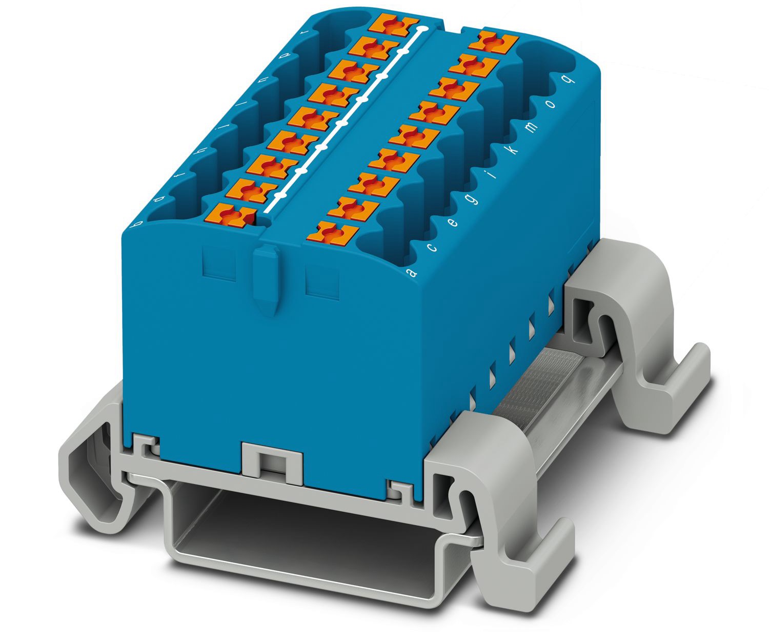 Phoenix Contact Distribution Block, 18 Way, 4mm², 24A, 690 V, Green