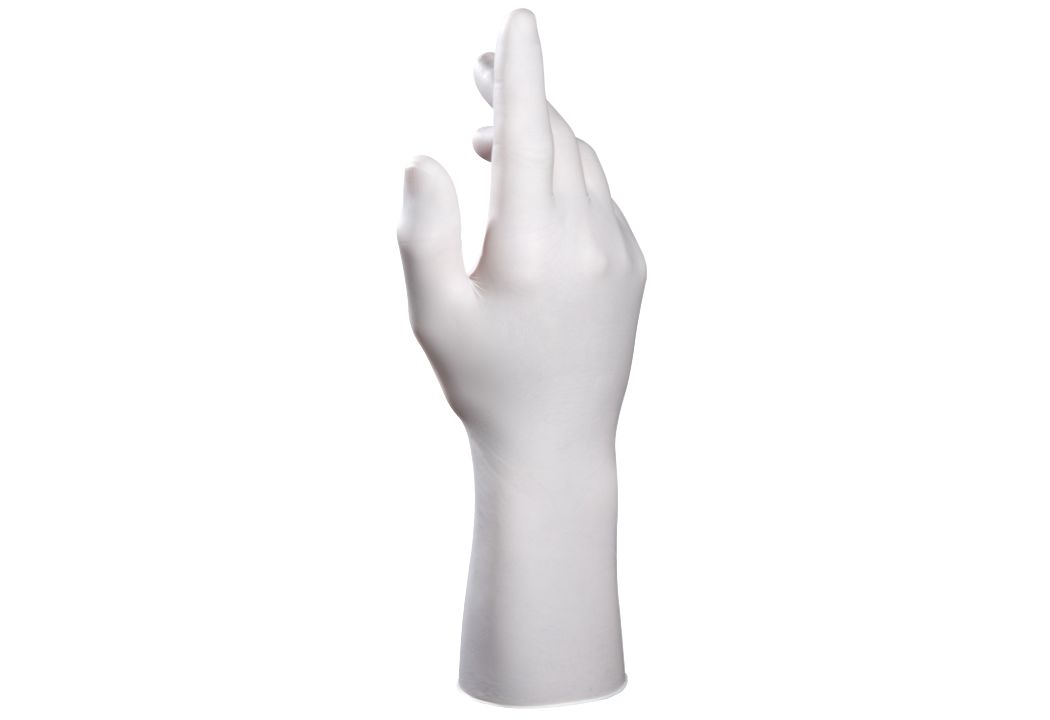 Mapa Solo 999 White Powder-Free Nitrile Disposable Gloves, Size XS, 100 per Pack