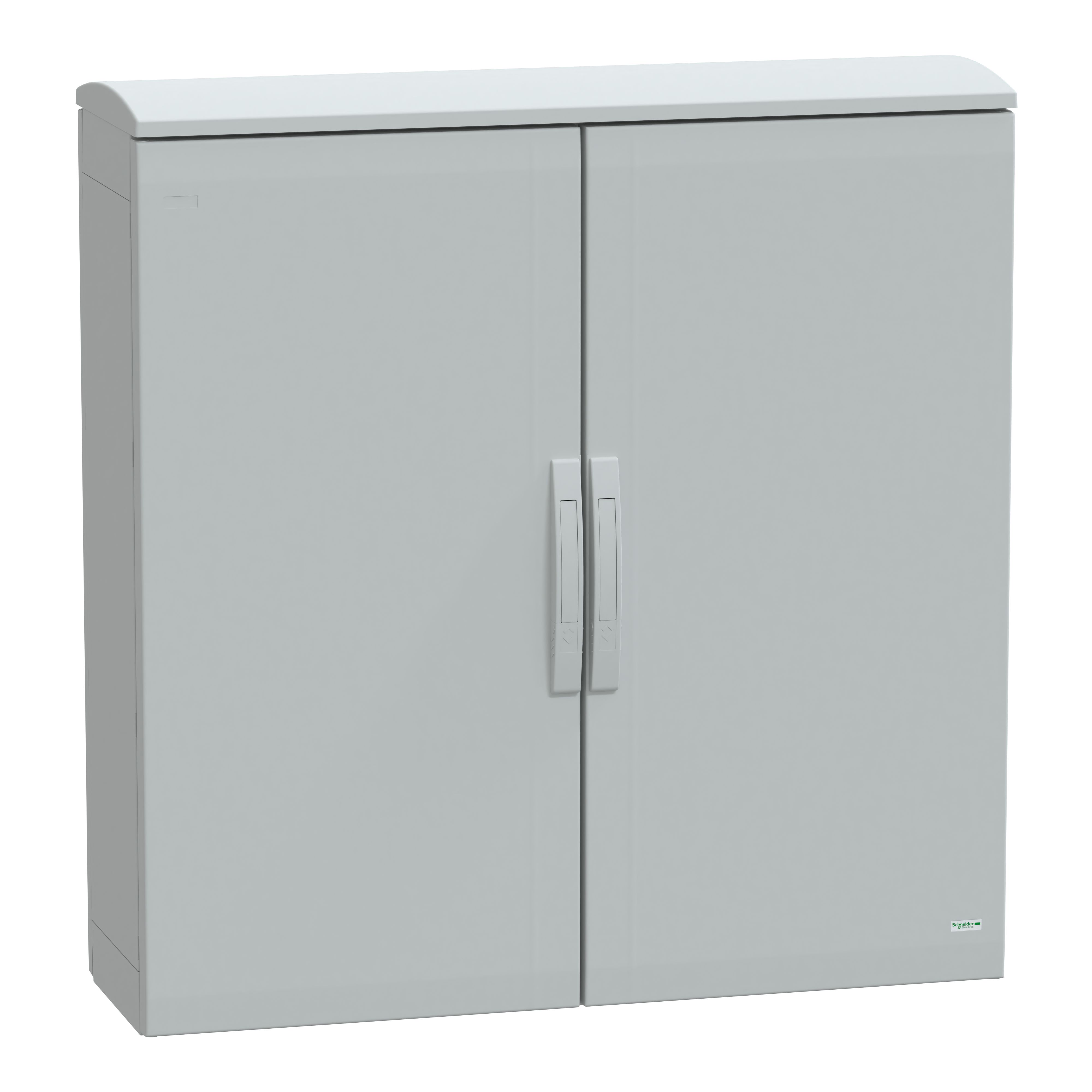 Schneider Electric PanelSeT Series Fibreglass Reinforced Polyester Double-Door-Door Floor Standing Enclosure, Opaque