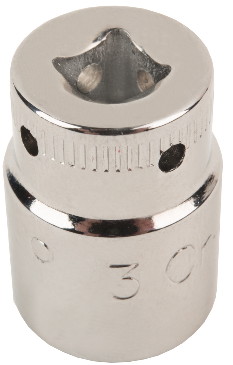 Bahco 1/4 in Drive 6mm Standard Socket, 6 point, 24.7 mm Overall Length