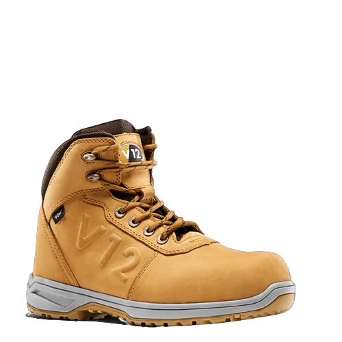V12 Footwear LYNX IGS Honey Composite Toe Capped Unisex Safety Boots, UK 10.5, EU 45