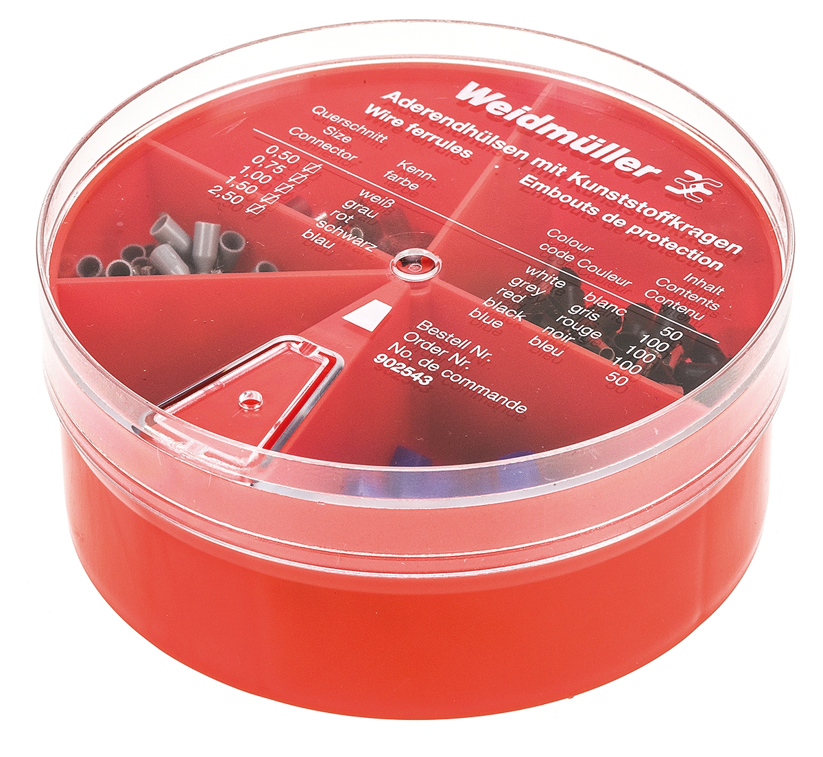 Weidmuller German Colour Coded Bootlace Ferrule Crimp terminal Kit
