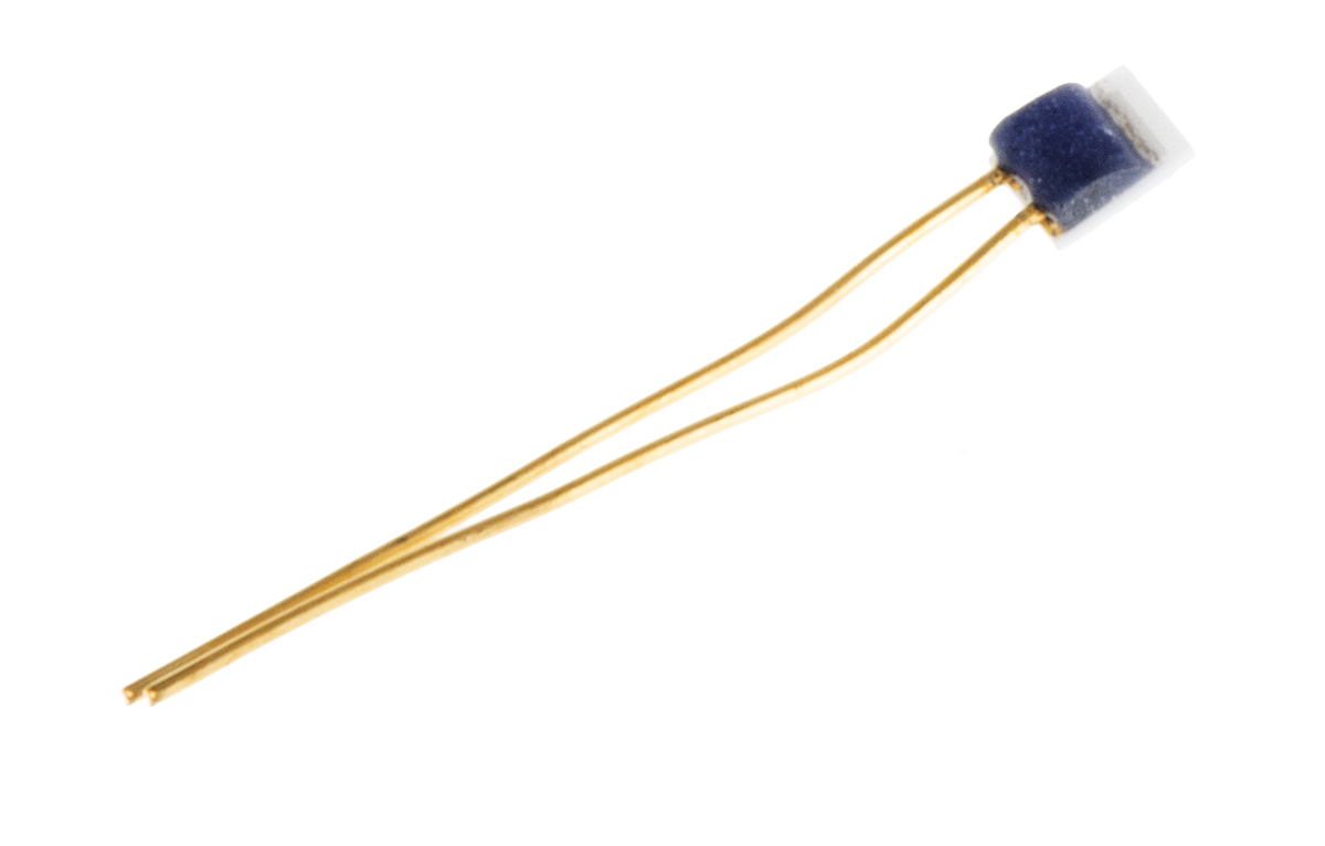 RS PRO PT100 RTD Detector, 1.2mm Dia, 1.6mm Long, Chip, Class B +500°C Max