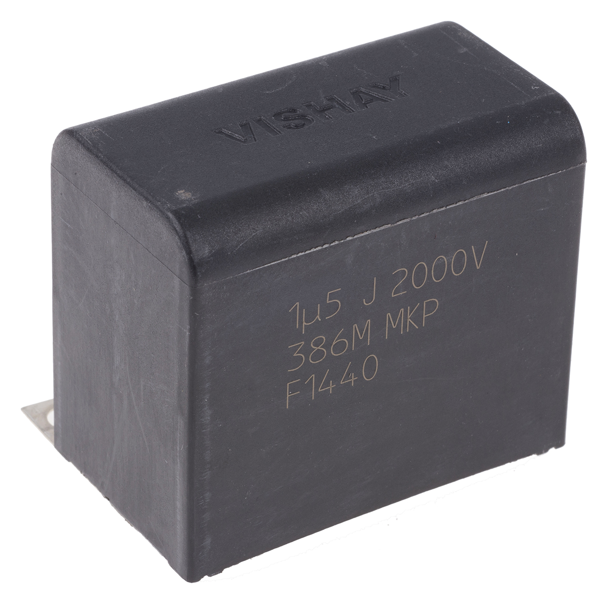 Vishay MKP386M Polypropylene Film Capacitor, 2kV dc, ±5%, 1.5μF, Screw Mount
