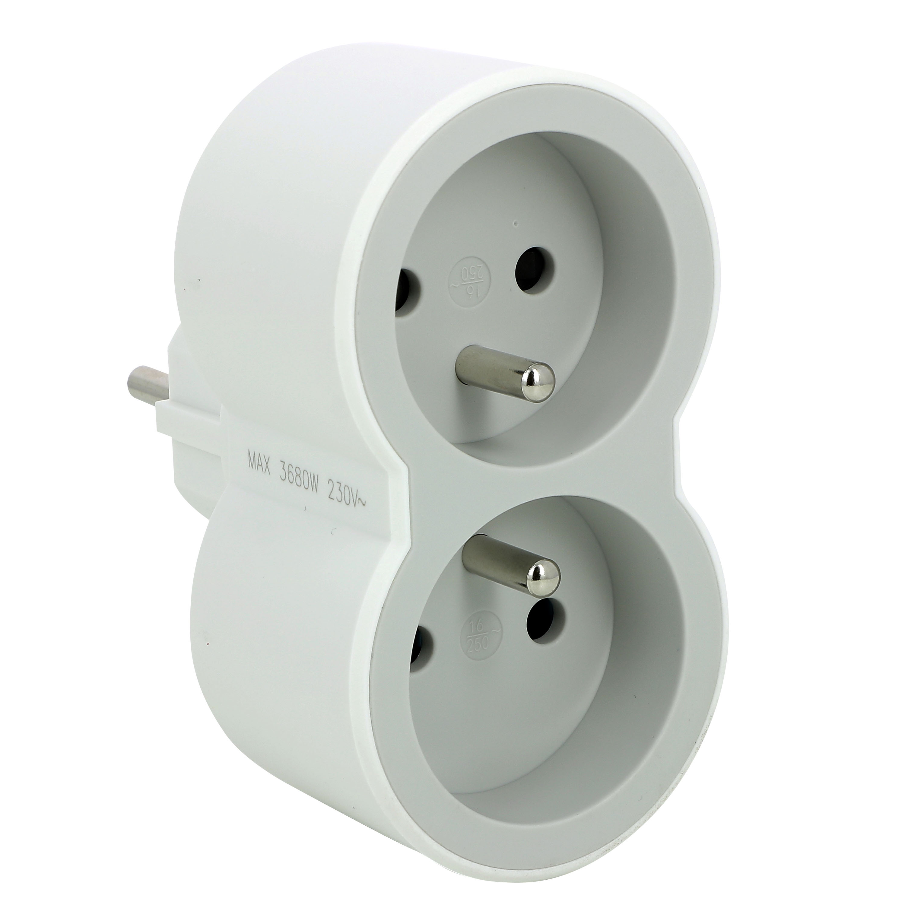 Legrand French / German Multi Outlet Plug, 16A, Plug-In