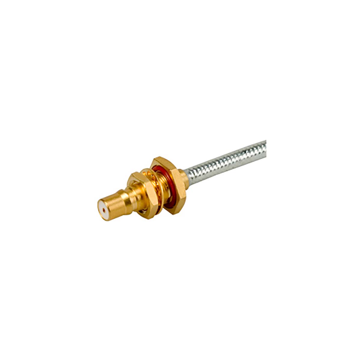 Huber+Suhner 24_QMA-50-3-3/111_NE Series, Jack Cable Mount QMA Connector, 50Ω, Solder Termination, Straight Body