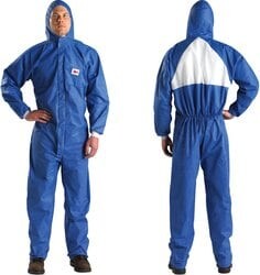 3M Blue, White Reusable Overall, XL