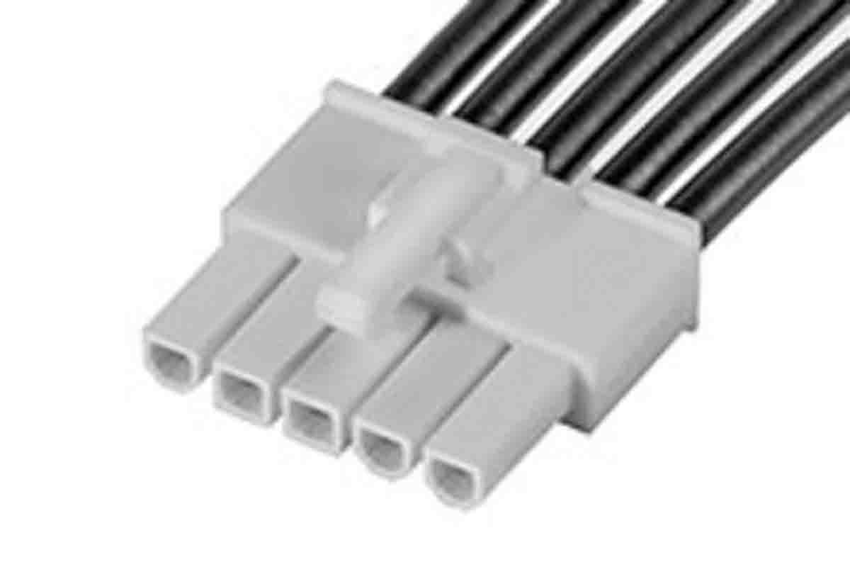 Molex 1 Way Female Mini-Fit Jr. to 1 Way Female Mini-Fit Jr. Wire to Board Cable, 150mm