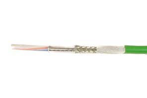 Alpha WireAlpha Essentials Flexing Ethernet, 152m Cat5, Green, SF/UTP Shielded, Unterminated PUR Sheath