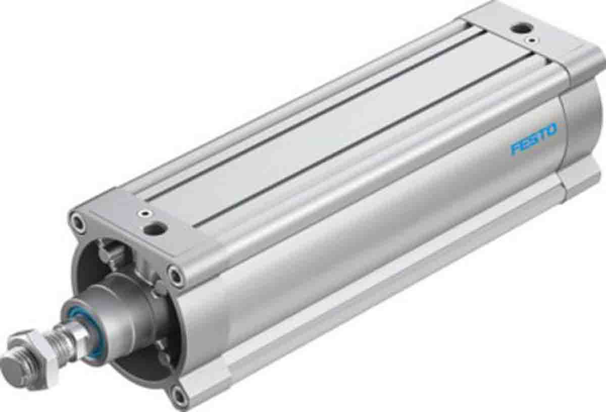 Festo Pneumatic Piston Rod Cylinder - 1804965 125 mm Bore, 320 mm DSBC-125-320-PPVA-N3 Series, Double Acting Acting